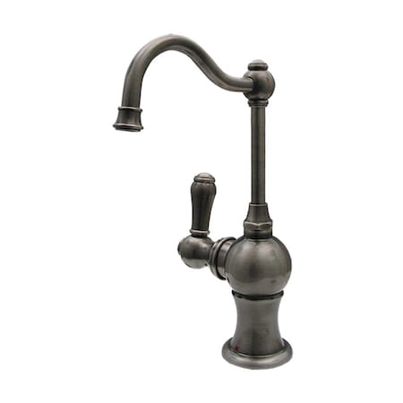 Whitehaus Point Of Use Instant Hot Water Faucet W/ Traditional Spout And Self Cl WHFH3-H4131-BN